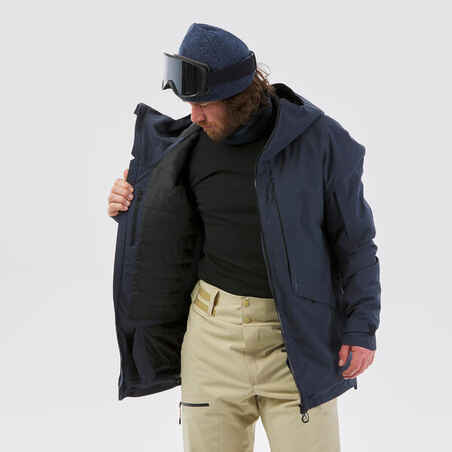 MEN’S SKI JACKET FR100 –  NAVY BLUE