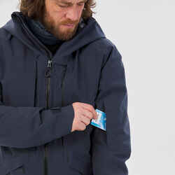 MEN’S SKI JACKET FR100 –  NAVY BLUE