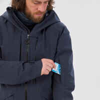 מעיל סקי לגברים FR100 - כחול נייבי