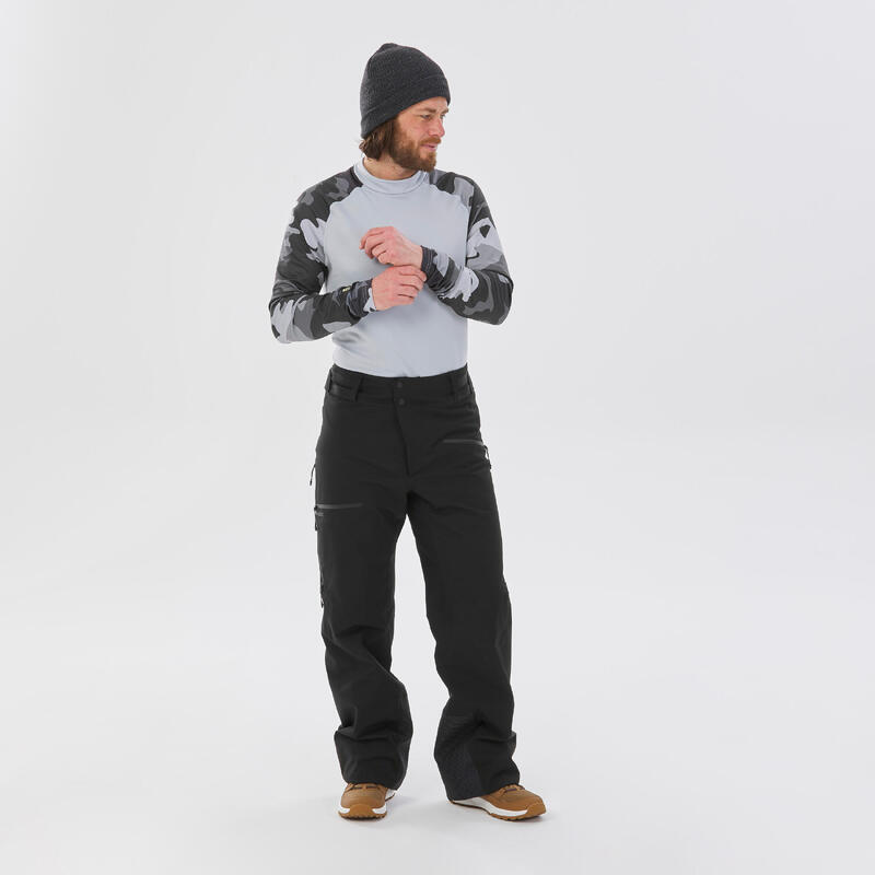 Skihose Herren Freeride - FR100 schwarz