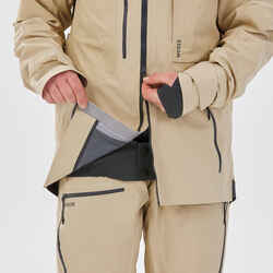 MEN'S SKI JACKET FR 900 - BEIGE