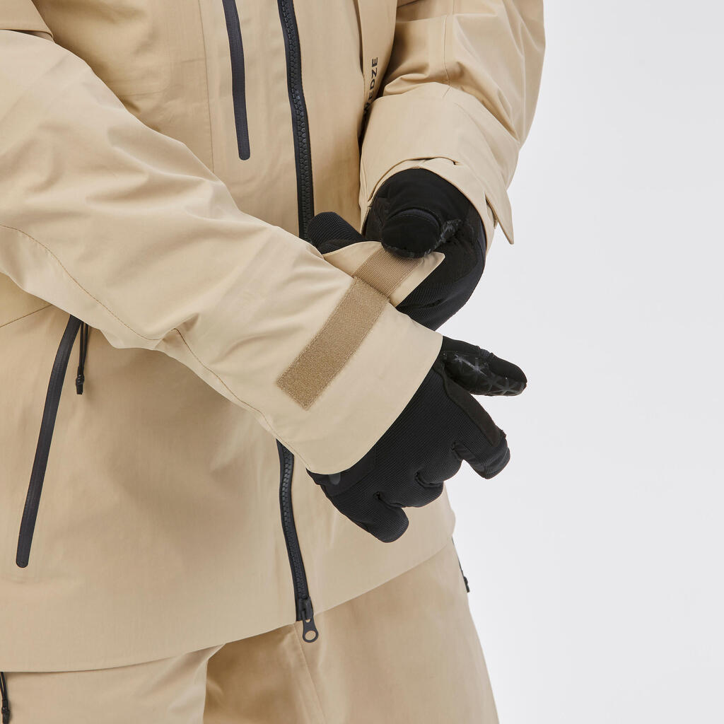 MEN’S FREERIDE SKI JACKET FR900 - BEIGE