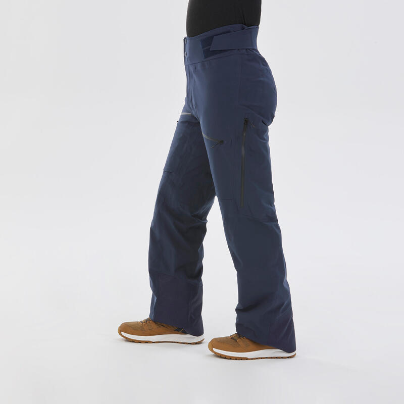 Pantaloni sci uomo FR500 New Padding blu