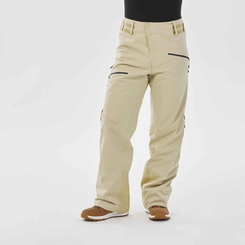 MEN’S SKI TROUSERS FR100 BEIGE Decathlon