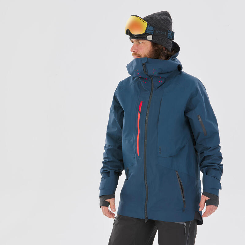 Ski-jas voor heren FR900 marineblauw