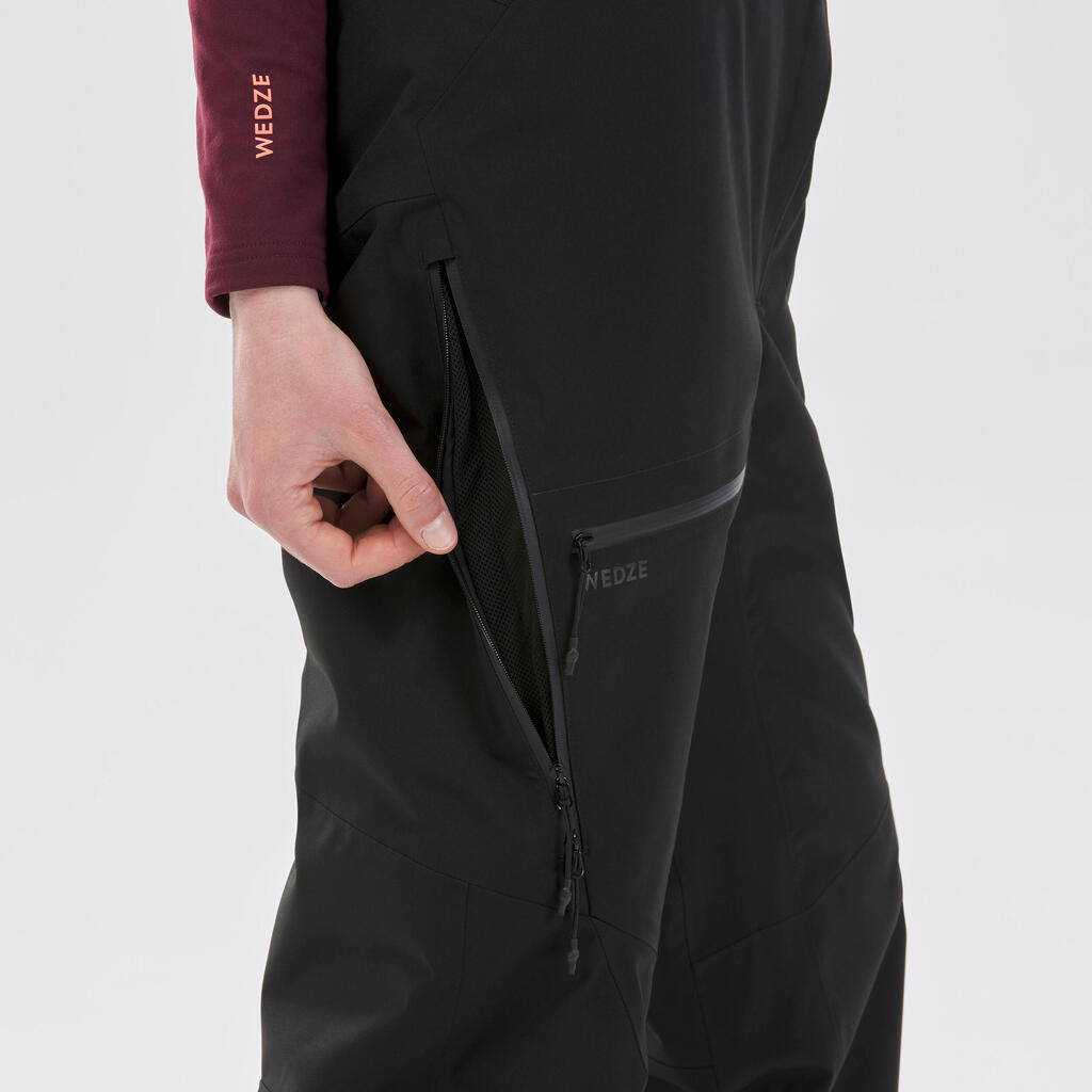 Women's ski trousers - FR100 - Burgundy