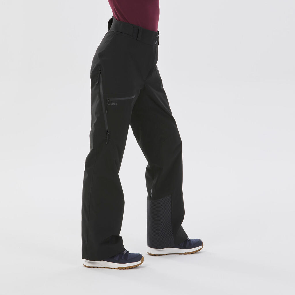 Women's ski trousers - FR100 - Burgundy