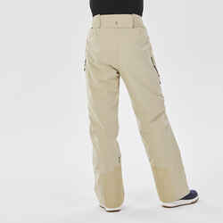 WOMEN’S SKI TROUSERS FR100 - BEIGE