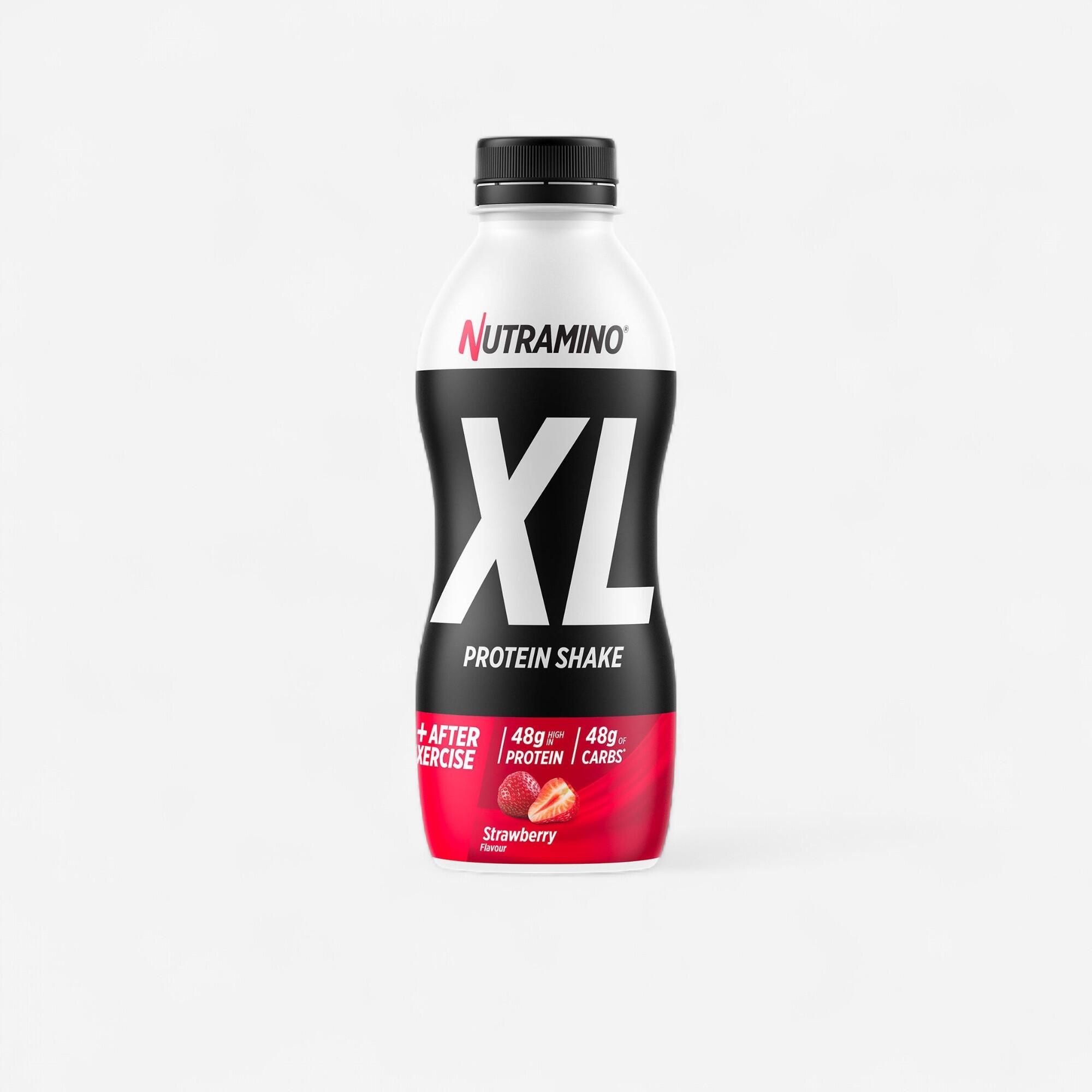 NUTRAMINO Protein Drink Protein XL Recovery Shake Nutramino 475ml - Strawberry