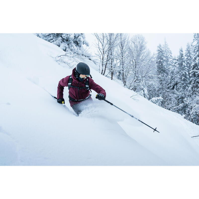 Ski-jas voor heren FR100 bordeaux