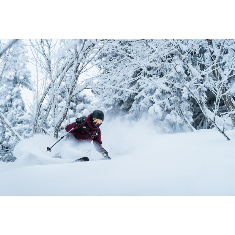 Ski-jas voor heren FR100 bordeaux