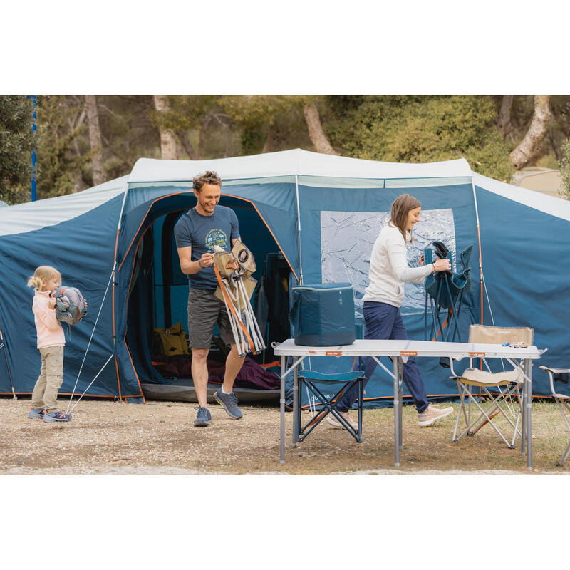 Tenda de campismo com varetas ARPENAZ 8.4 - 8 pessoas - 4 quartos