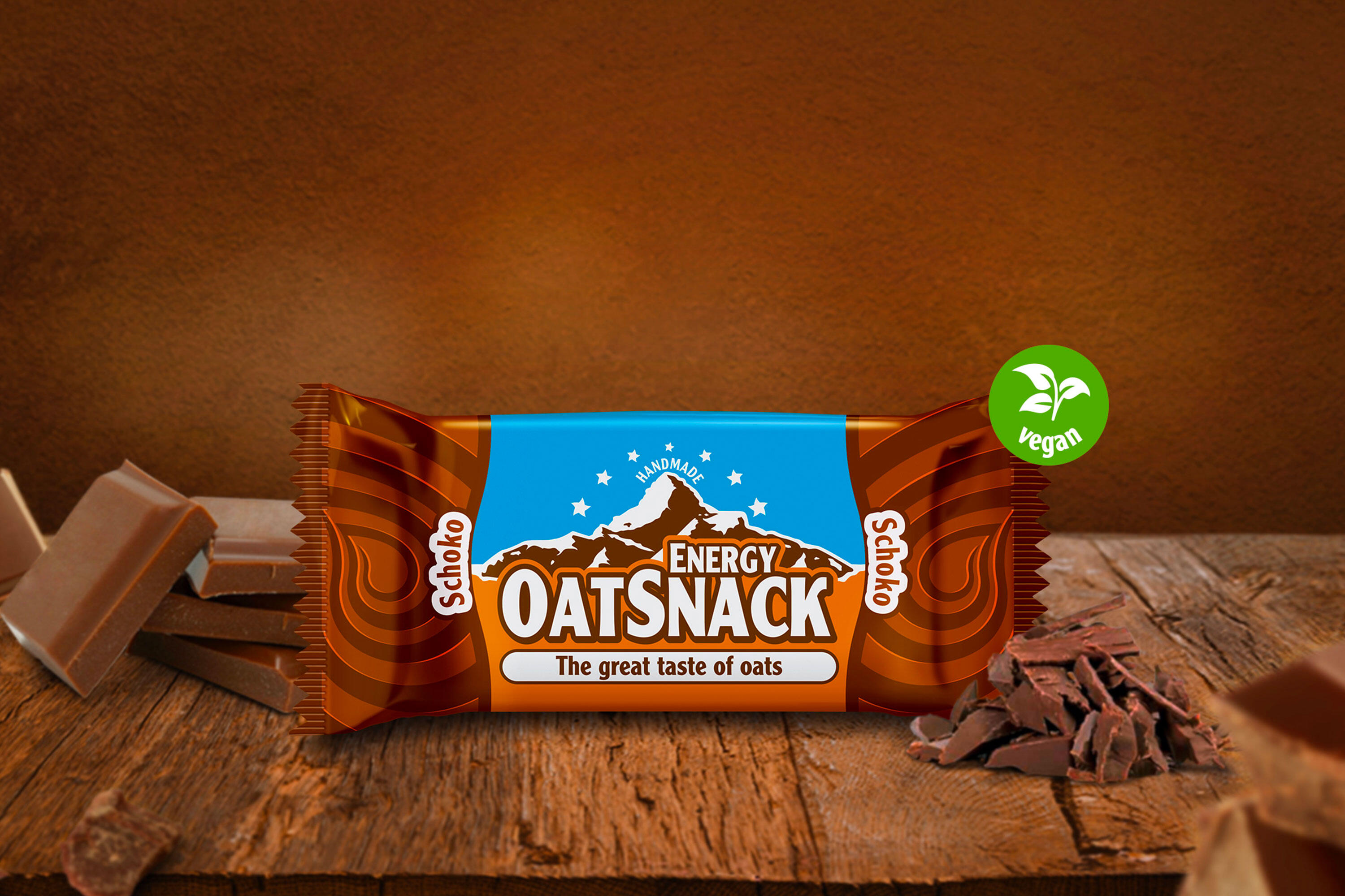 Barre énergétique - energy oat snack bar au chocolat 65g 3/5