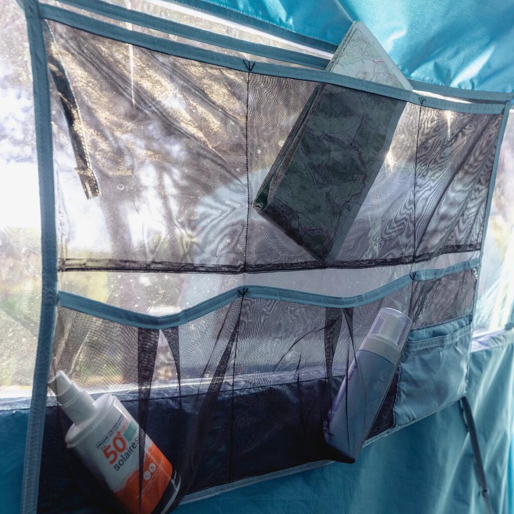 Universāls kempinga telts vai dzīvojamās telpas kabatu nodalījums, 6 dažādu formātu kabatas