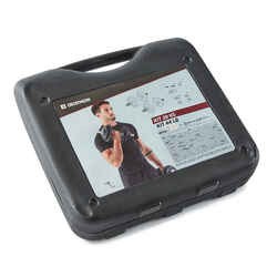 Kit haltères musculation 20 kg filetées