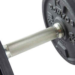 Compact and durable cast iron weight training dumbbell set, 20 kg