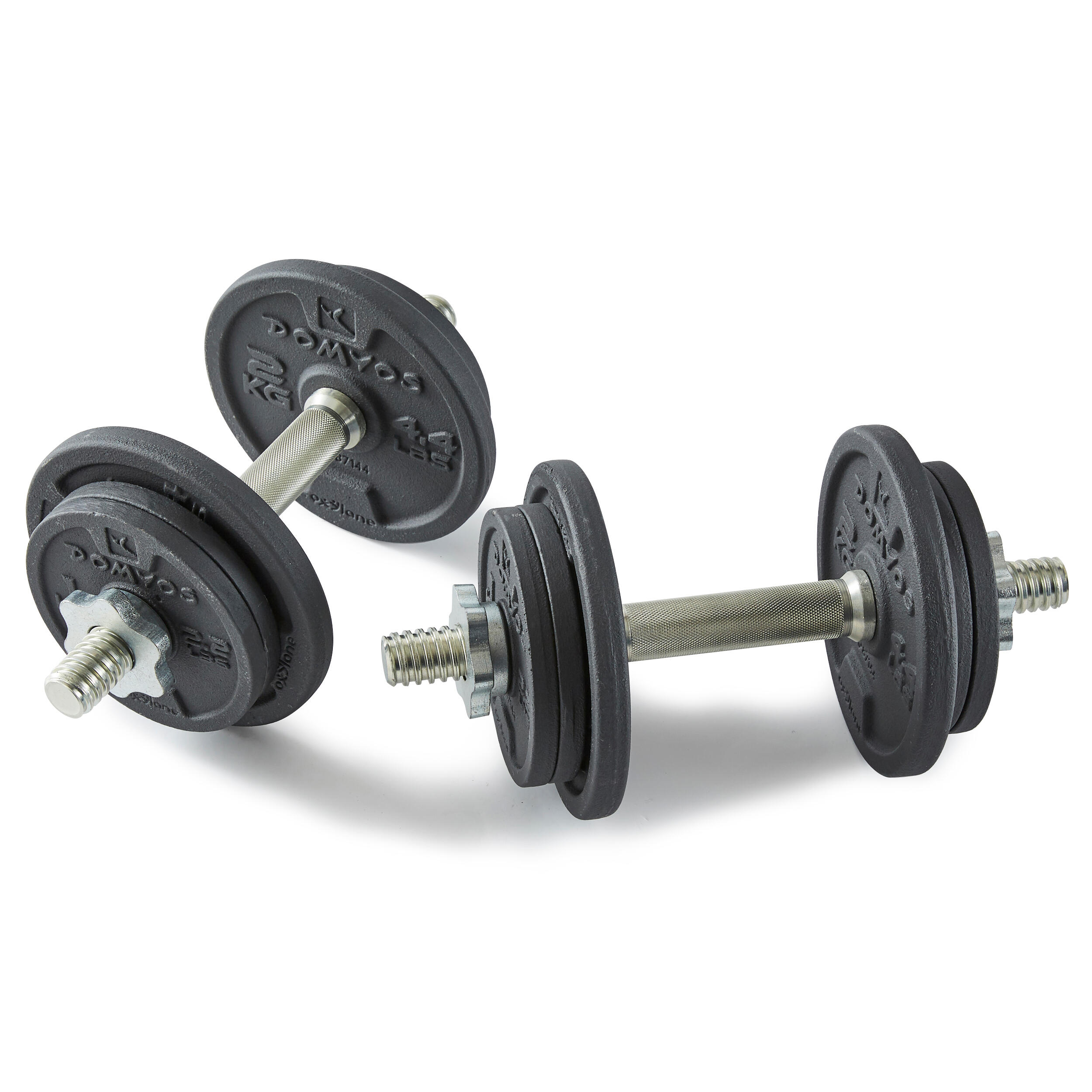 Weight Training Dumbbells 44-lb (20 kg) - black - Corength - Decathlon