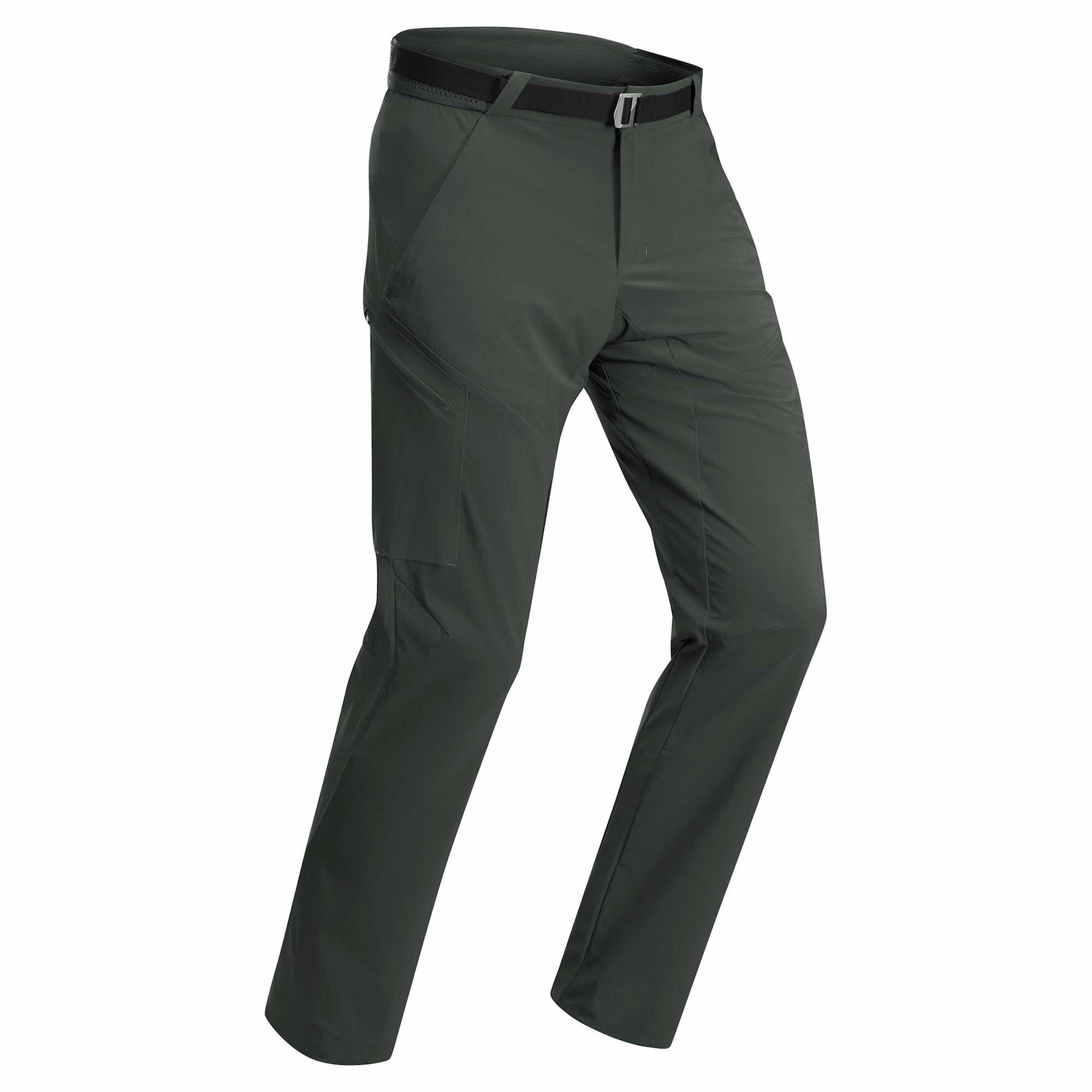 Pantaloni trekking uomo MH500 verdi 8/14