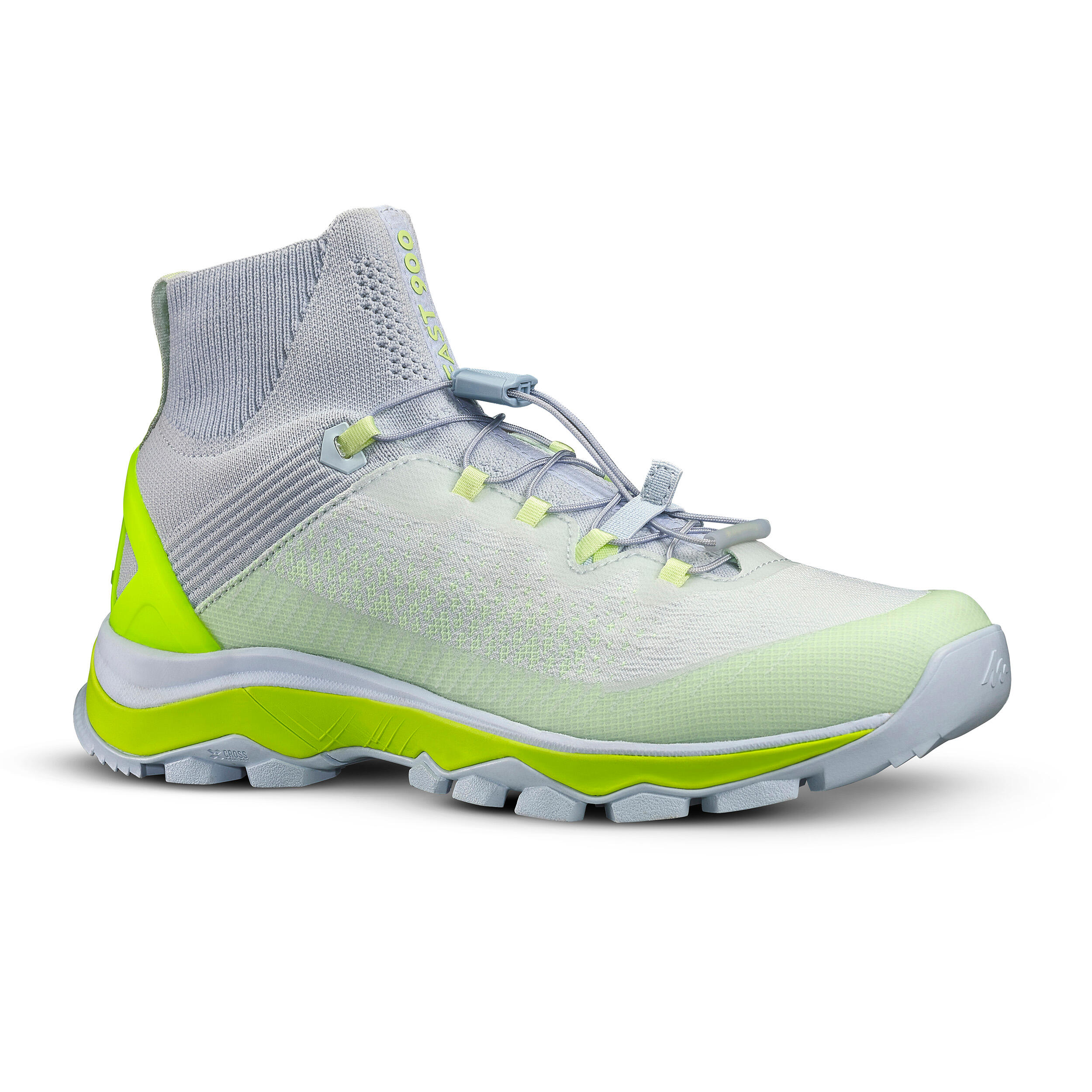 QUECHUA Zapatillas ultra ligeras de montaña y trekking Mujer Quechua FH900 gris