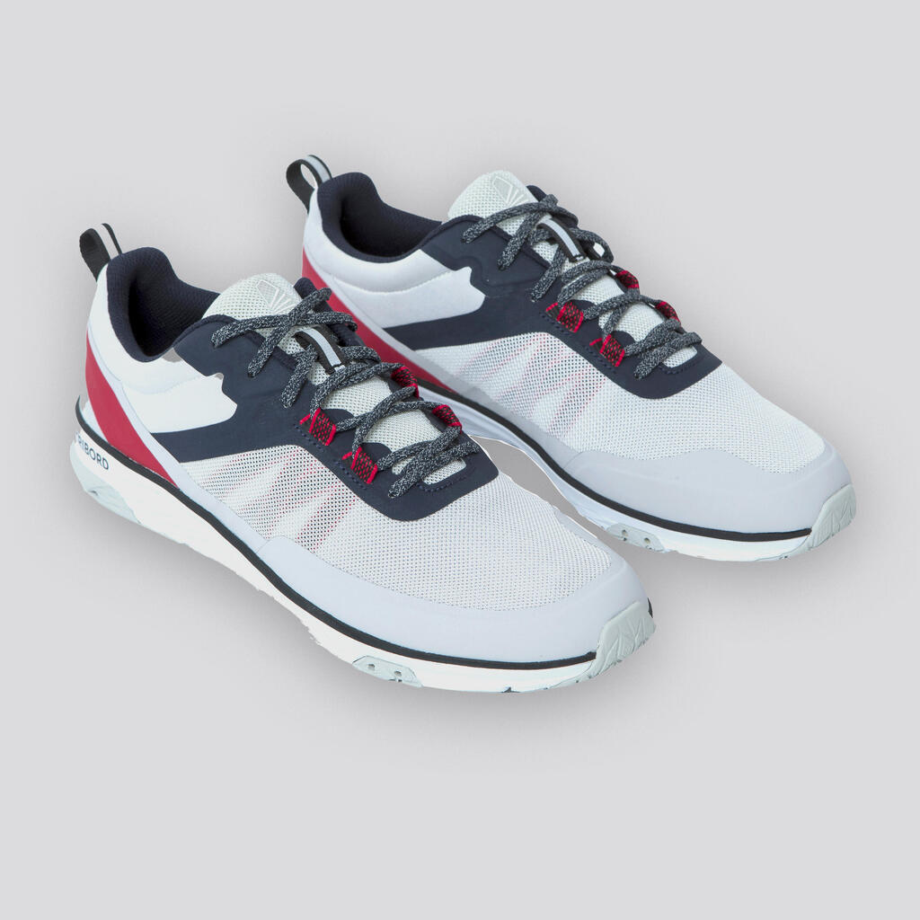 Men’s Sailing Boat Trainers Race - Grey / Black