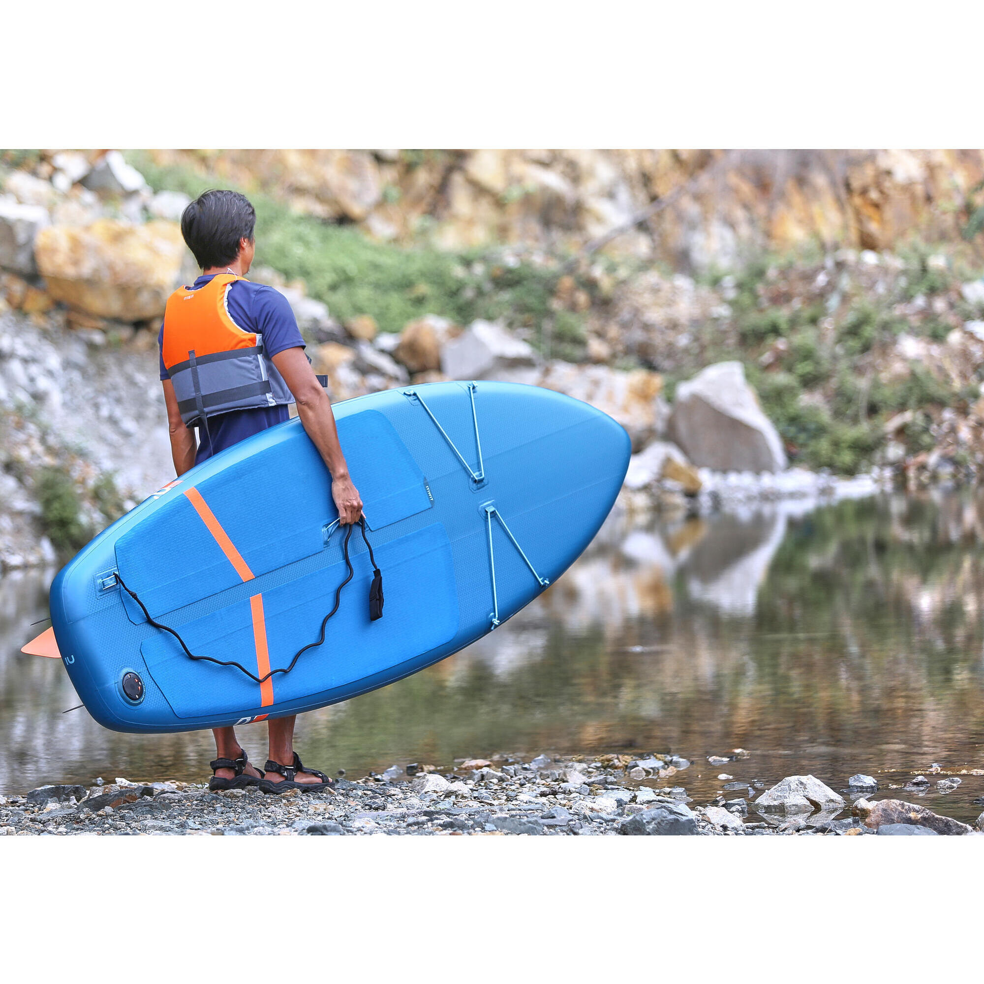 PACK (BOARD, PUMP AND PADDLE) INFLATABLE STAND UP PADDLE FOR BEGINNERS