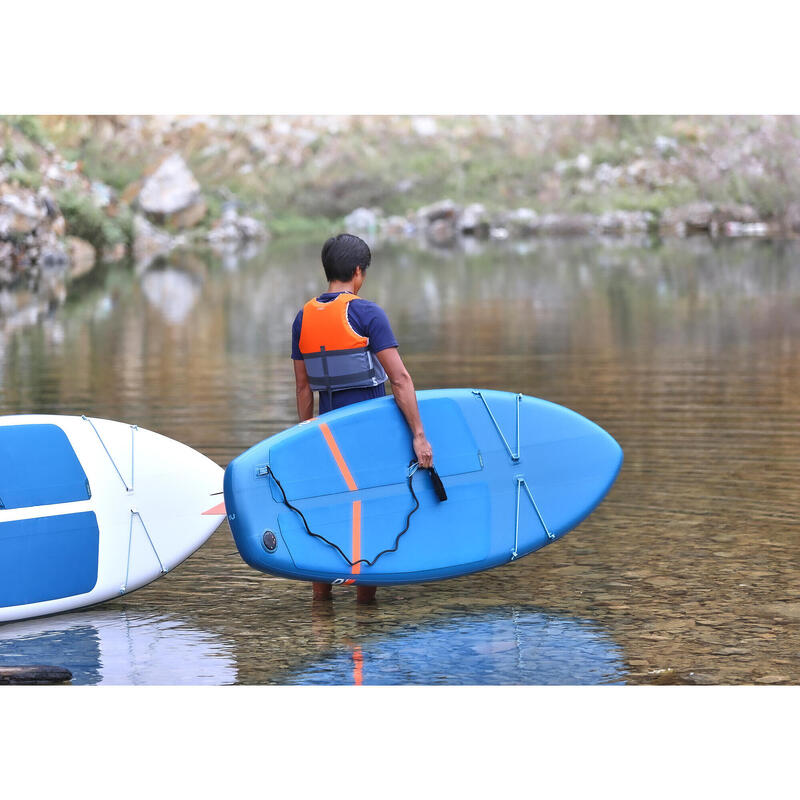 SUP Set Stand up Paddle aufblasbar - 100M Touring Einsteiger blau