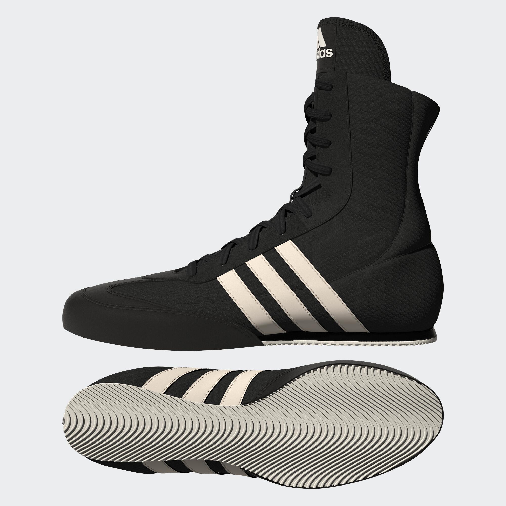 CHAUSSURES DE BOXE ANGLAISE BOXHOG II NOIRES ADIDAS Decathlon