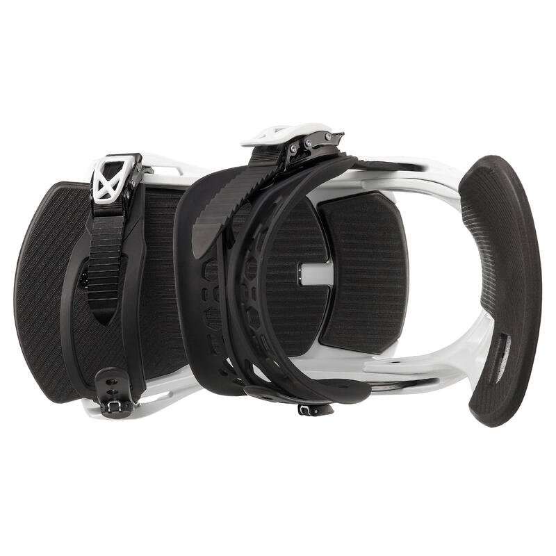 Snowboard All Mountain/Freestyle Bağlamaları - Beyaz - SNB 500