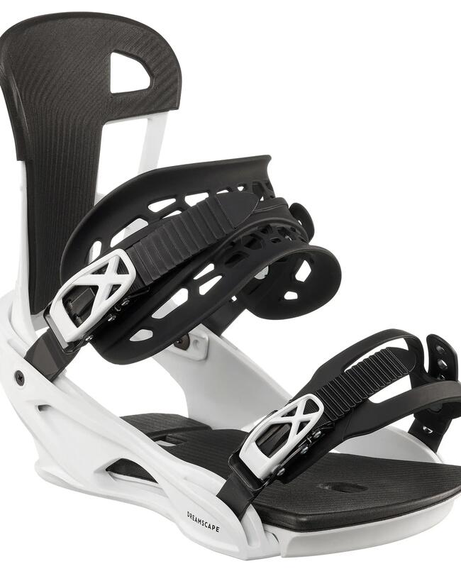 Men's/Freestyle Snowboard Bindings - SNB 500 - White