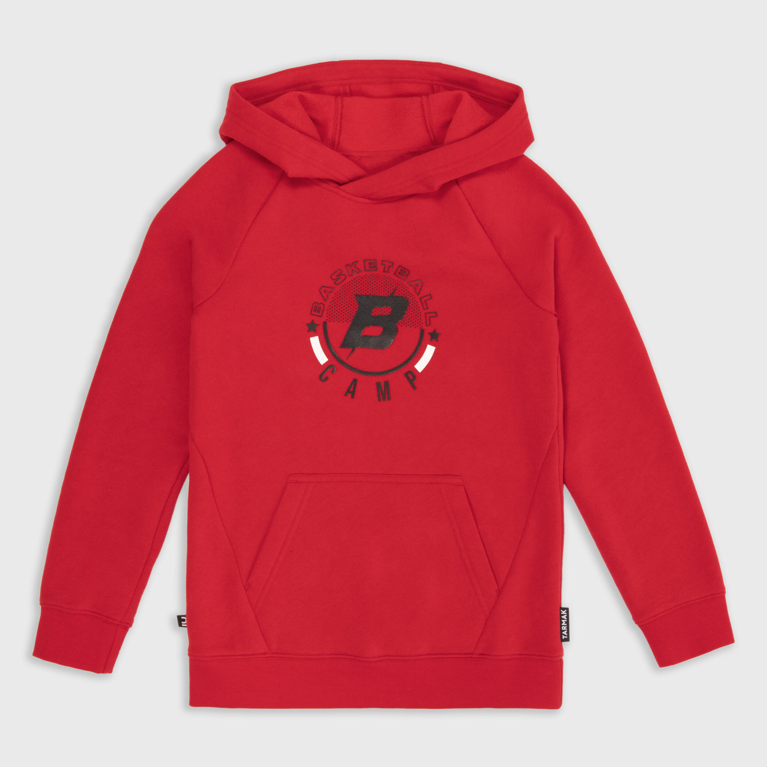 Kids' Basketball Hoodie H100 - Red 7/8