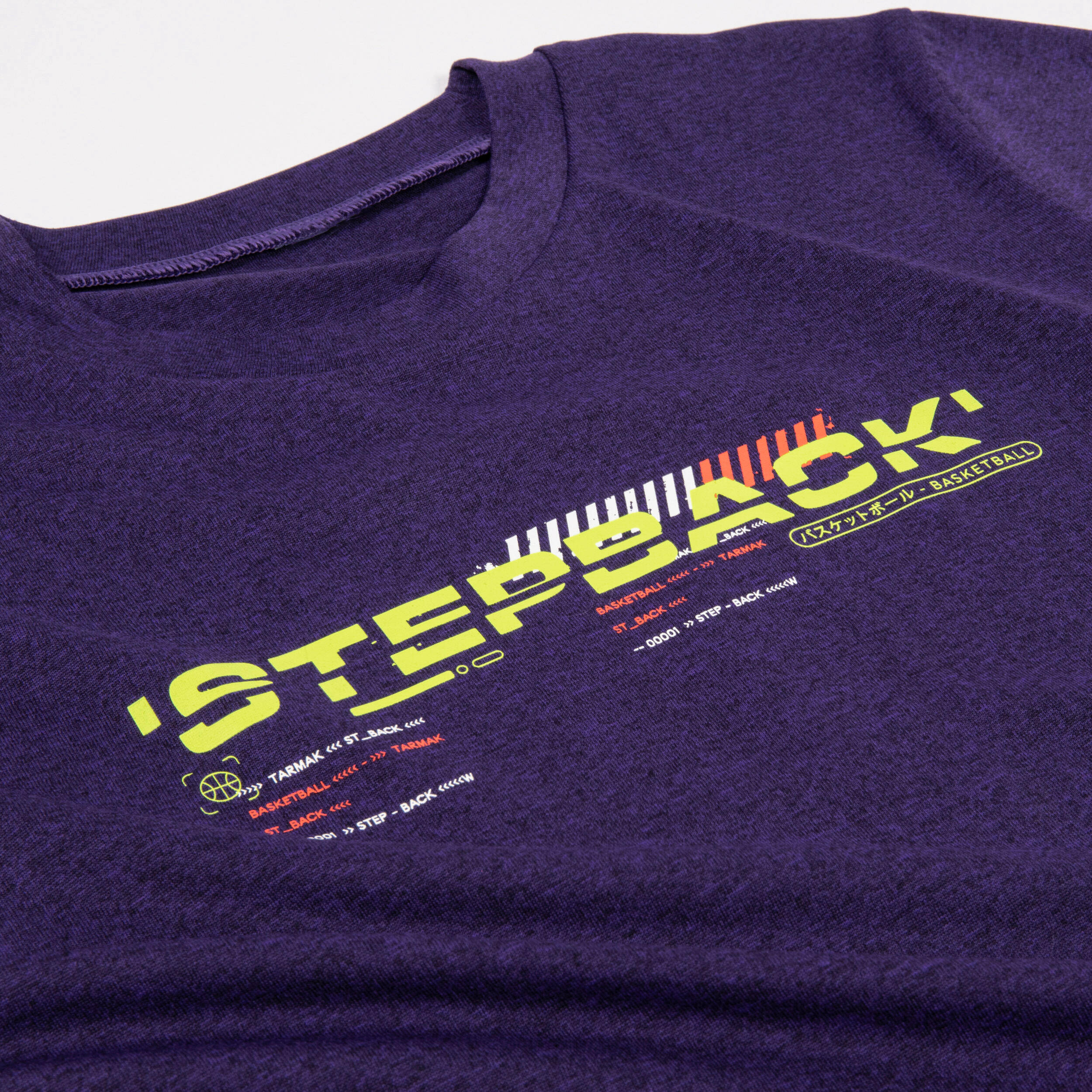Kids' Basketball T-Shirt / Jersey TS500 Fast - Purple -  2