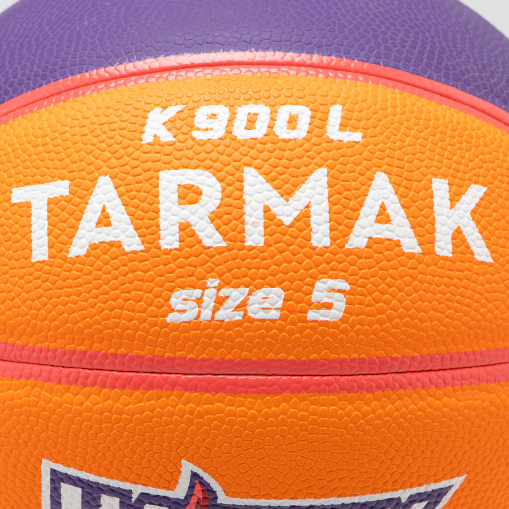 Basketball Grösse 5 Light & Soft - K900 Wizzy orange/violett