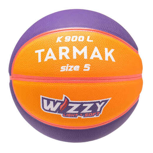 
      Basketbalová lopta K900 Wizzy oranžovo-fialová
  