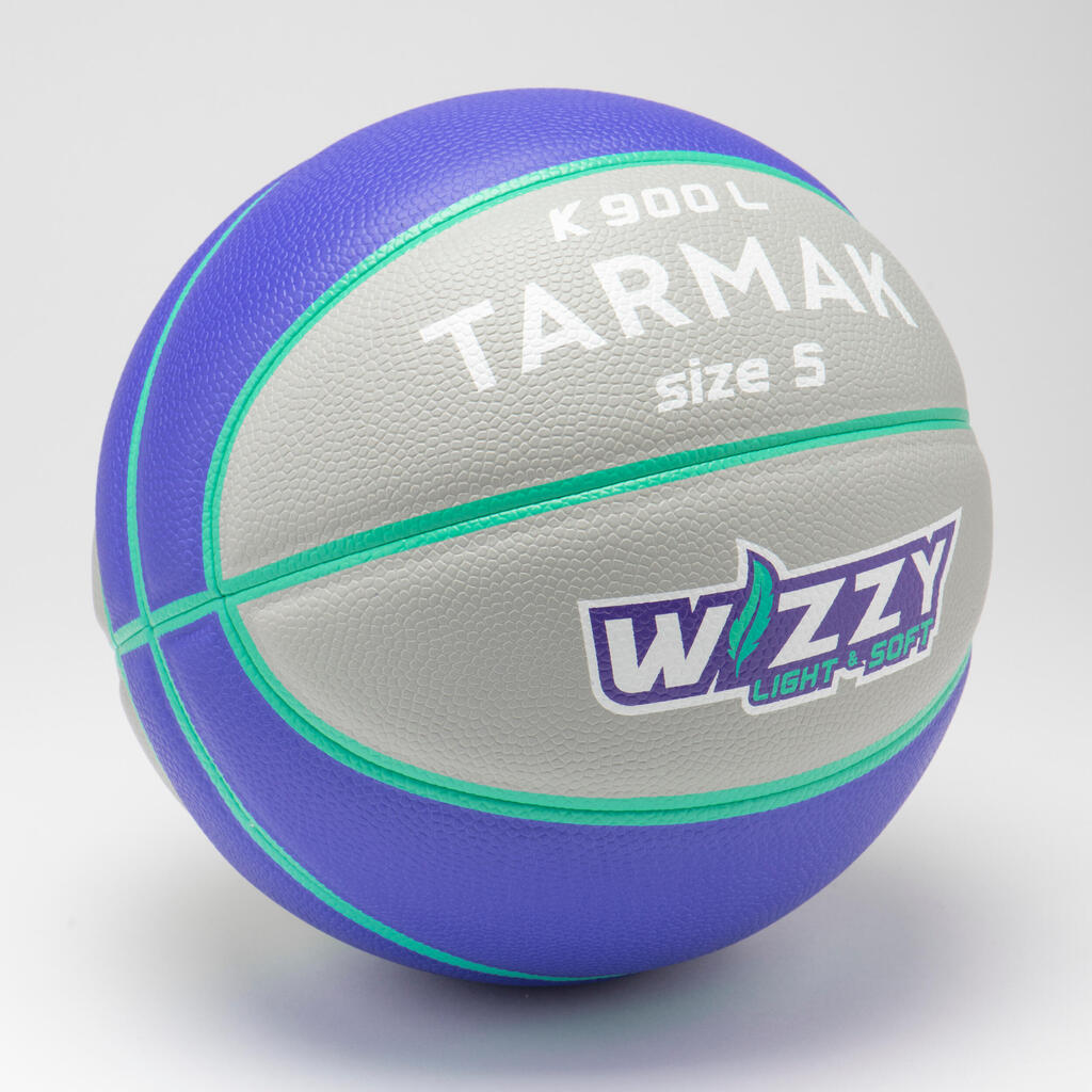 Basketball Grösse 5 Light & Soft - K900 Wizzy orange/violett