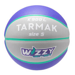 Bola Basket Wizzy K900 - Abu-abu/Ungu