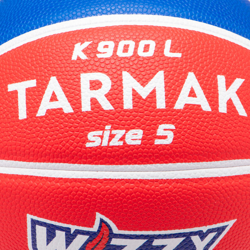 Basketbal K900 WIZZY maat 5 blauw/rood