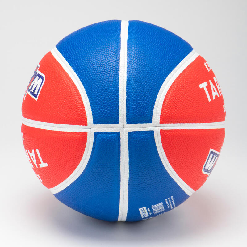 Bola de Basquetebol K900 WIZZY Azul/Vermelho