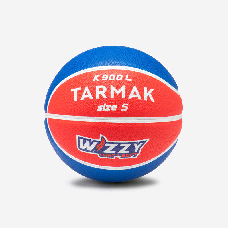Basketball Grösse 5 Light & Soft - K900 Wizzy blau/rot