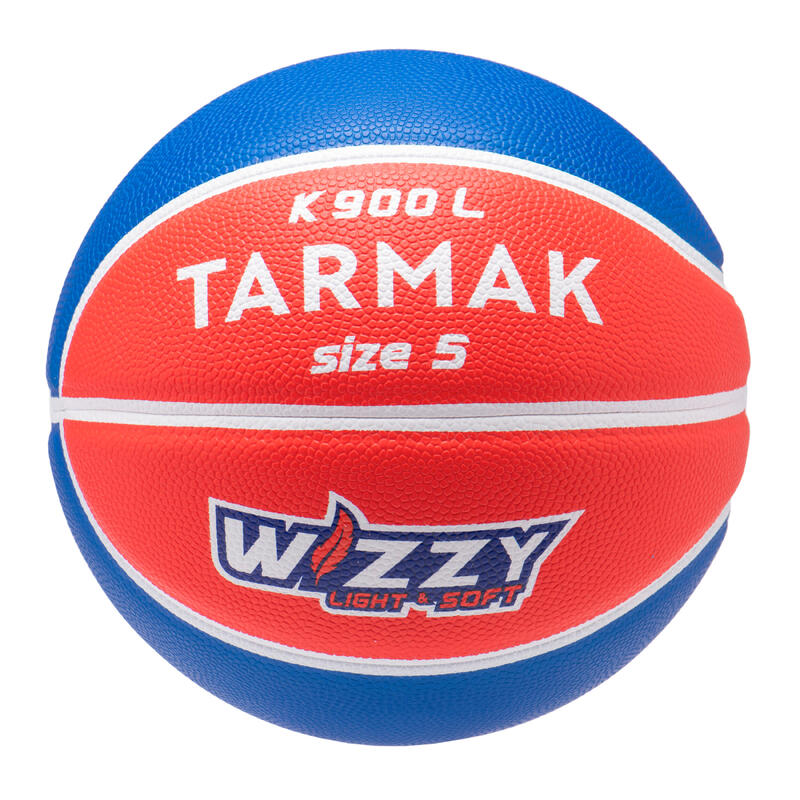 Basketbal K900 WIZZY maat 5 blauw/rood