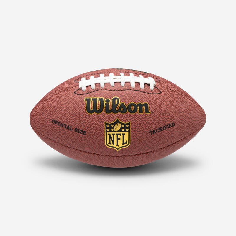 Wilson NFL Bin Ball Official American Football Ball Brown