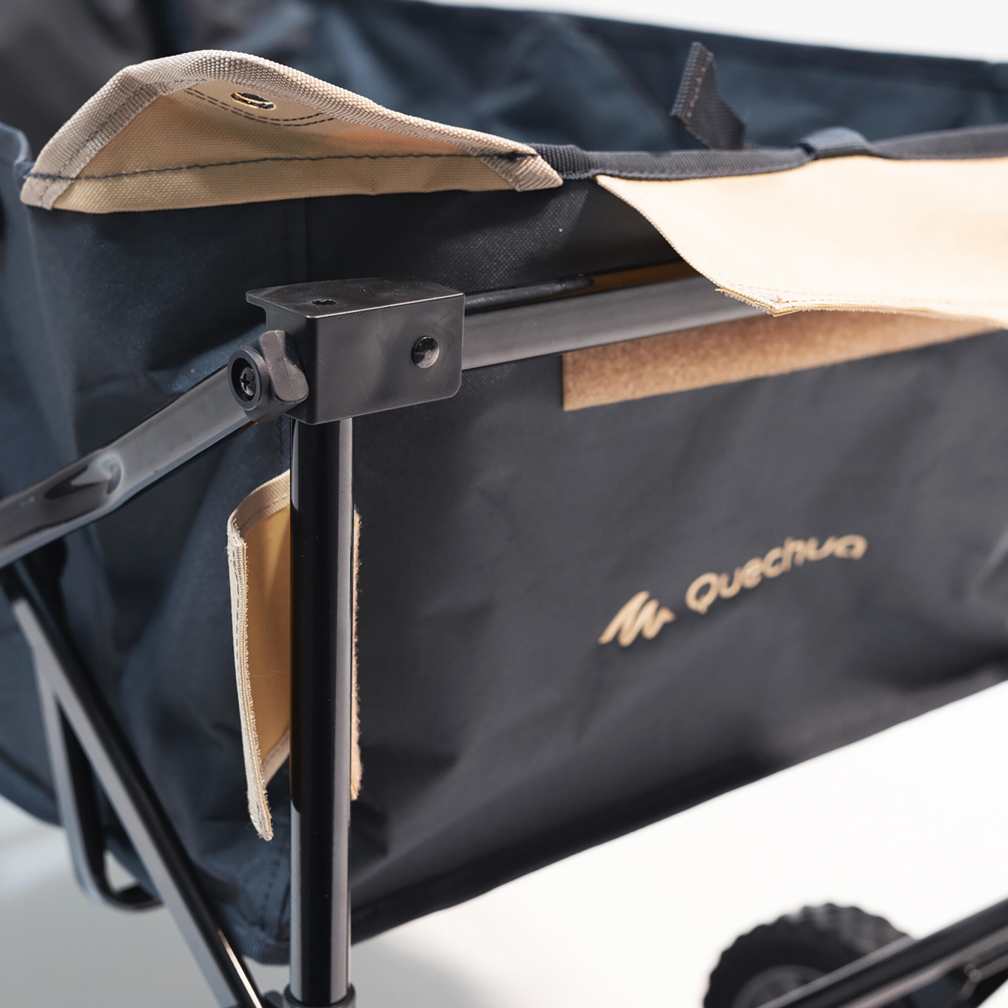 Quechua ケシュア　折りたたみキャリーカート アウトドア　キャンプ QUECHUA（ケシュア）キャンプ 折りたたみ式カート