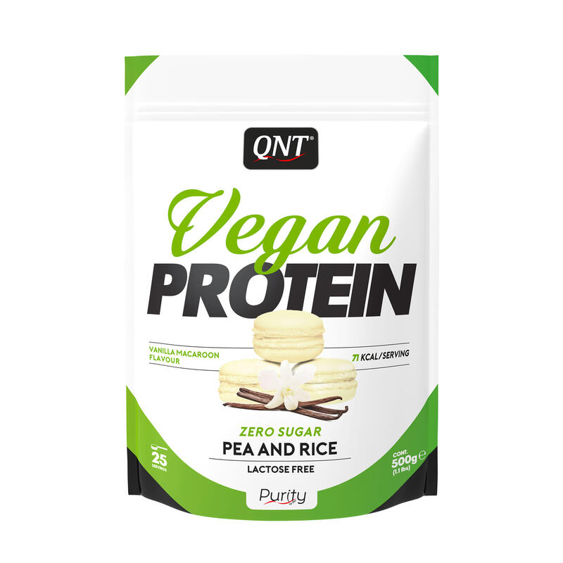 Protéines en poudre Vegan Protein Zero Sugar Vanilla Macaron 500g