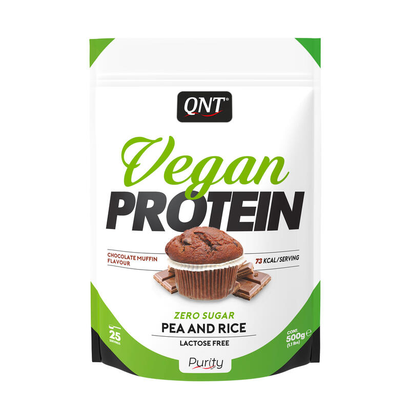 Protéines en poudre Vegan Protein Zero Sugar Chocolate Muffin 500g