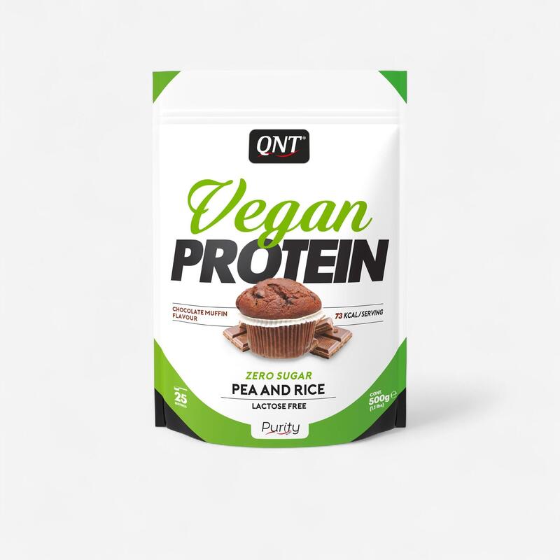 Protéines en poudre Vegan Protein Zero Sugar Chocolate Muffin 500g