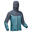 Men's fast hiking windproof jacket FH500 Helium Wind - Blue
