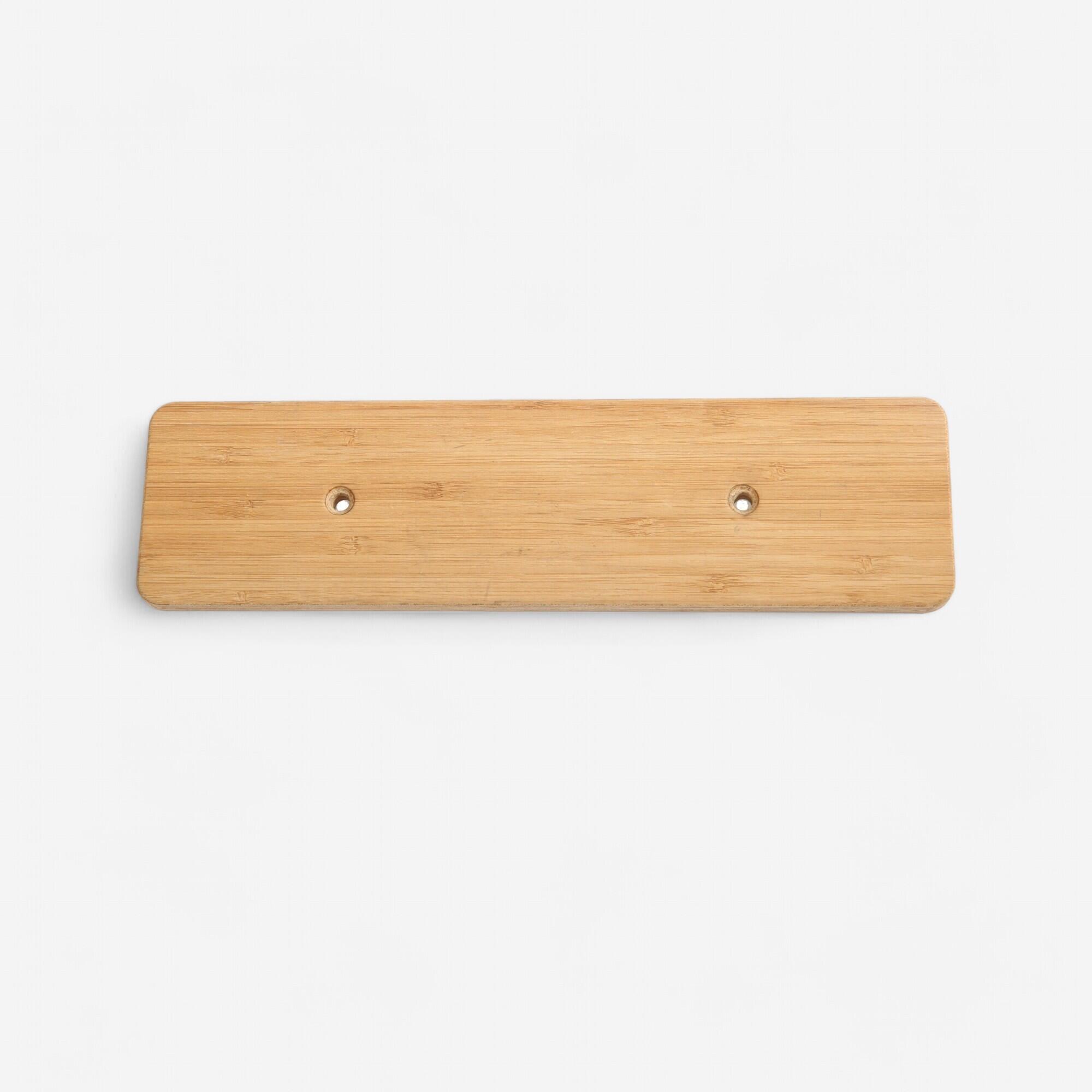 Placa de madeira elops longtail retangular para cesto bicicleta de carga r 500 e
