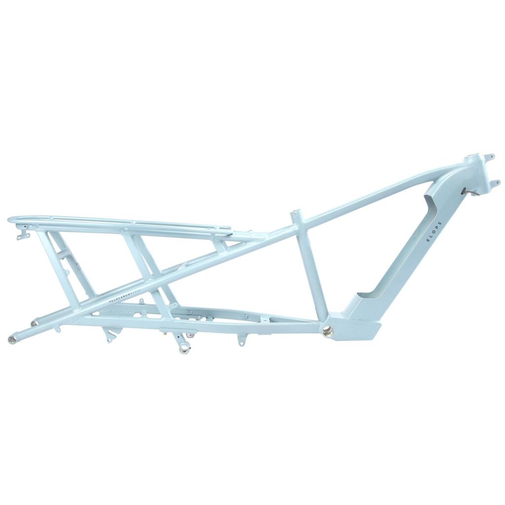 Frame for Rear Loading Electric Longtail Cargo Bike R500 - Blue