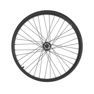 Voorwiel 26 inch voor longtail cargofiets r500 e dubbelwandig schijf zwart