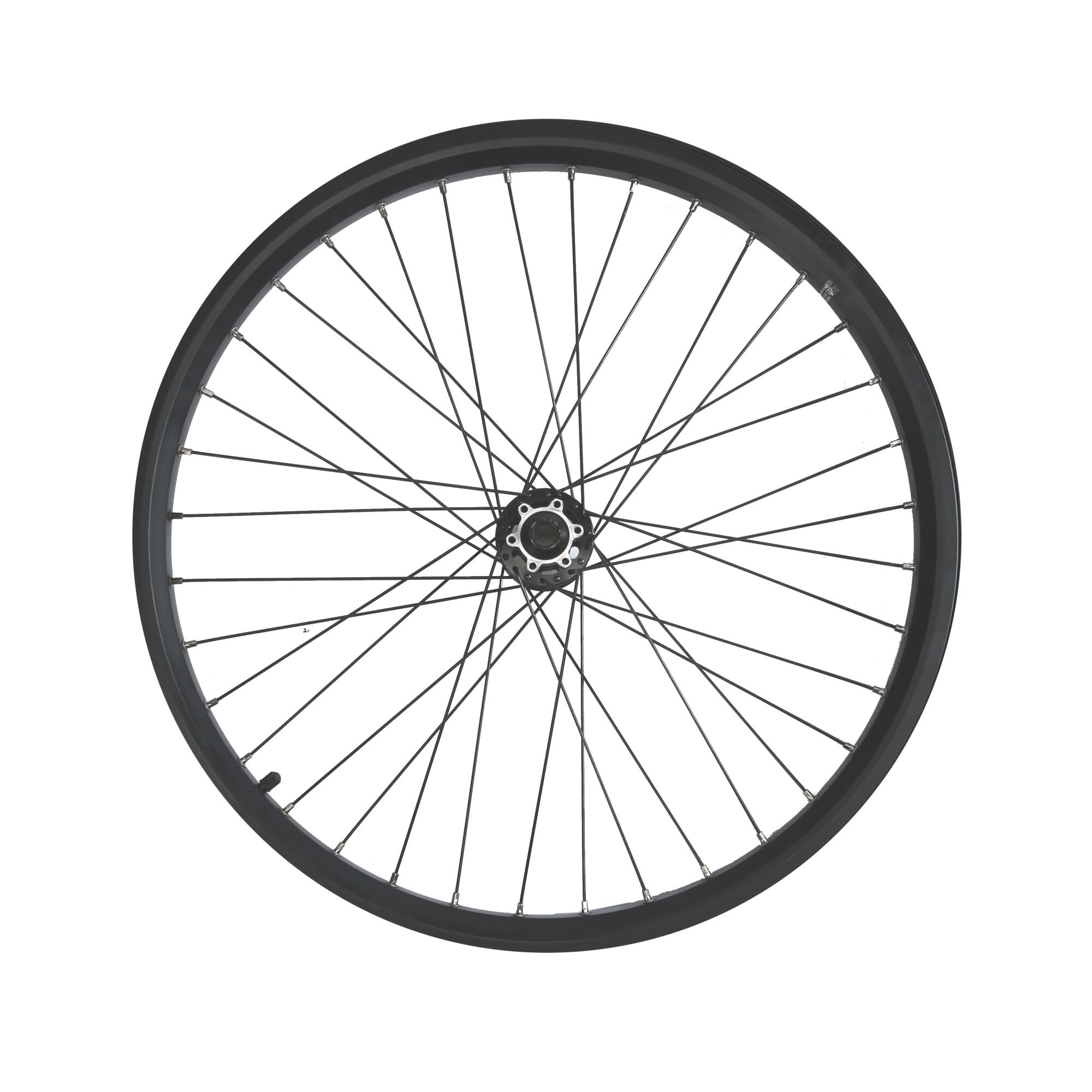 Elops - Roue Avant 26 Pouces Double Parois Disc Noir Velocargo Longtail R500 E - Roue - Sav Cycle - Noir - 26" - Decathlon
