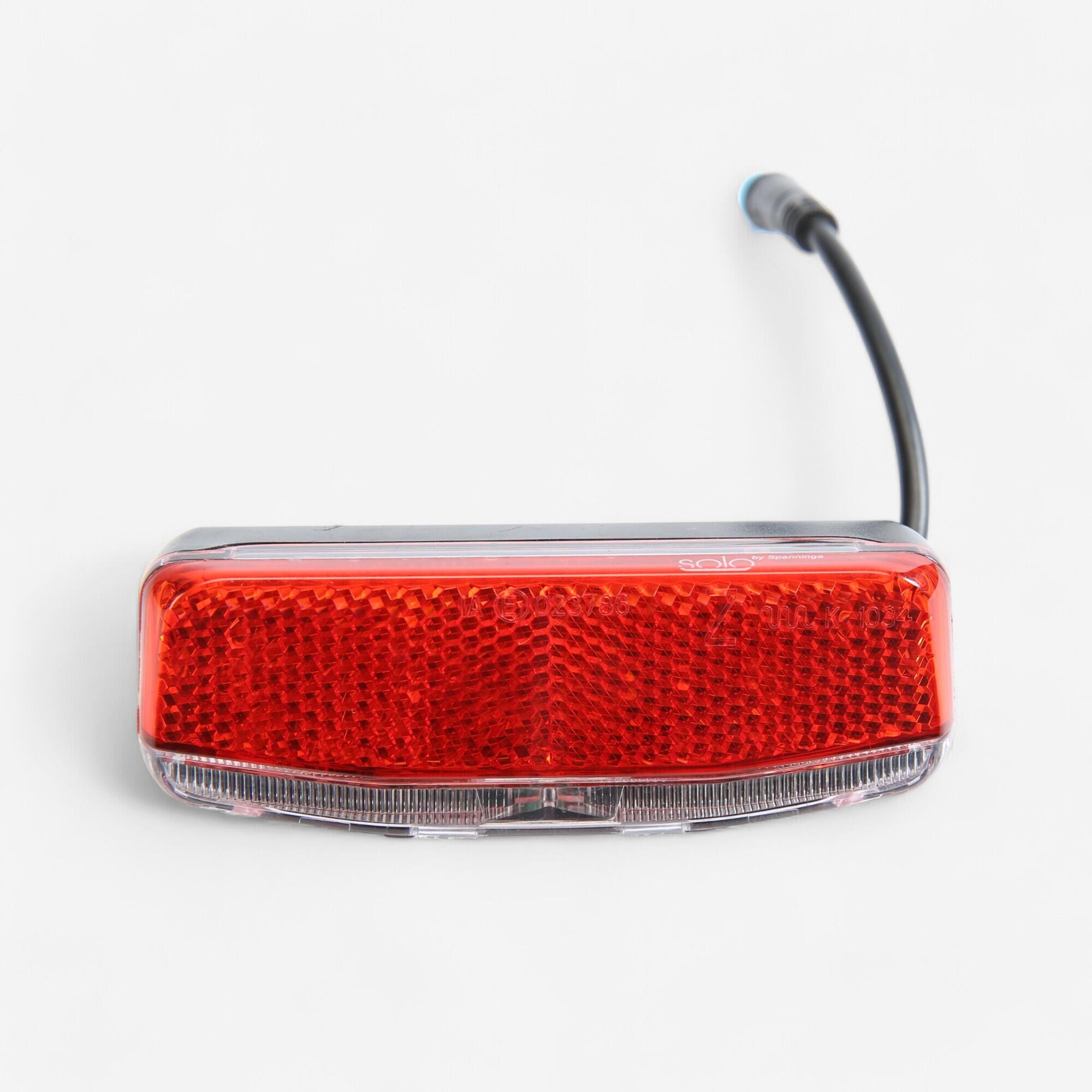 Luz traseira spanninga solo 6-48v indicador travagem bicicleta de carga r500 e